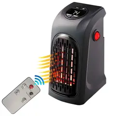 GENERICO - Calefactor Estufa Portátil 400W Control Remoto para Oficina Dormitorio