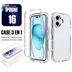 ASIA IMPORT - Case Triple es 3 en 1 Para Iphone 16
