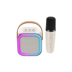 GENERICO - Parlante con Microfono Inalambrico K12 en Tono Beige