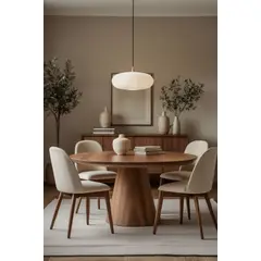 STIL NOVO - JUEGO DE COMEDOR 4 SILLAS KIARA BEIGE CLARO