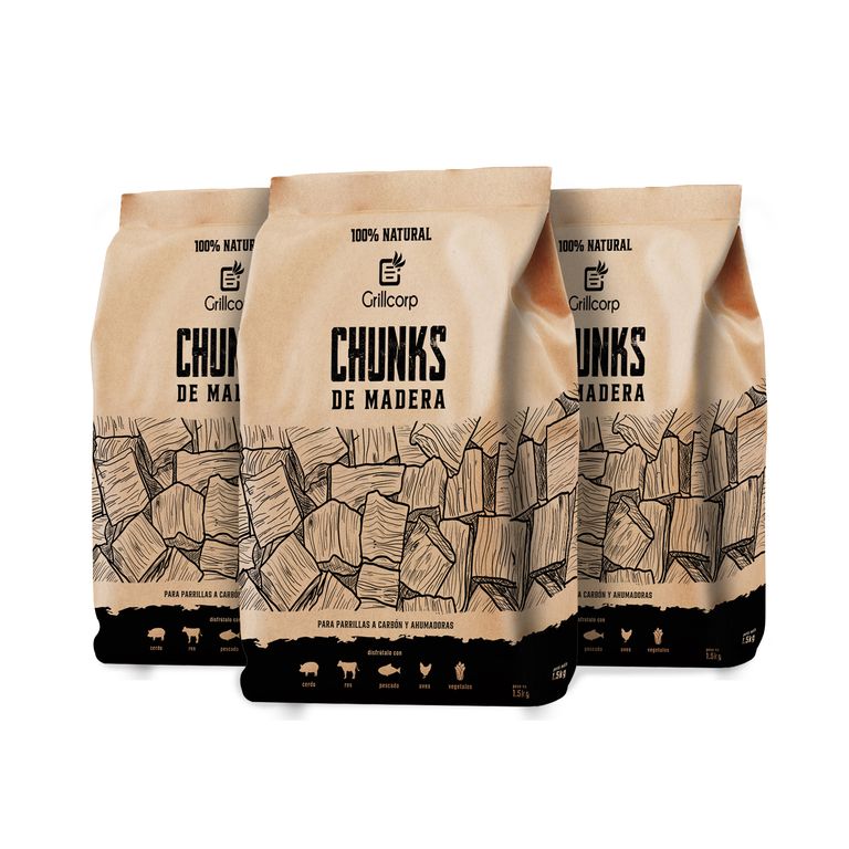 Chunks de Madera para Ahumar
