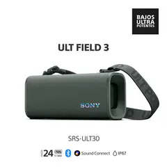 SONY - Parlante Bluetooth SRS-ULT30 Portátil ULT FIELD 3 Verde