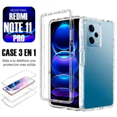 ASIA IMPORT - Case Triple es 3 en 1 Para Redmi Note 11 Pro