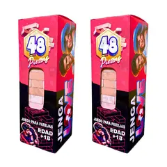 GENERICO - PACK 2 JENGA PAREJAS - JENGA DEL AMOR - JENGA PARA ADULTOS