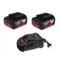 BOSCH - KIT DE BATERÍAS 18V 40AH + CARGADOR 18V -