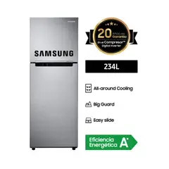 SAMSUNG - REFRIGERADORA RT22FARADS8 234LT GRIS