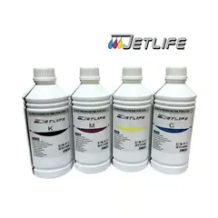 JETLIFE - Tinta1litro super premium ink for ciss Jeltife pack x4 EpsonCanon