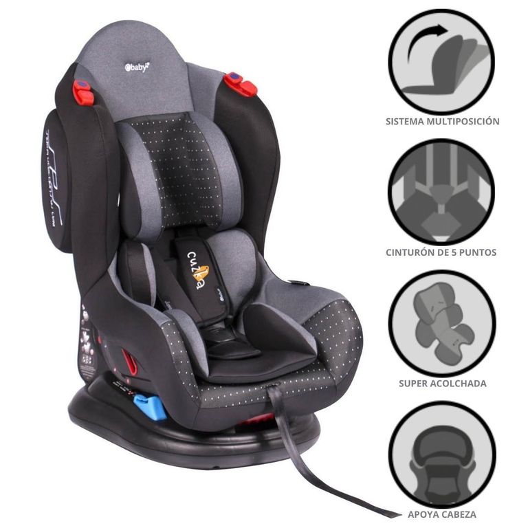 Silla de Auto para Bebé »CONETTA» Gray