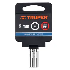 Truper - Dado de 9 mm 6 puntas cuadro 14 Truper - 13171