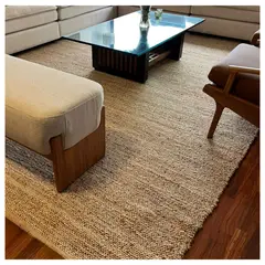 GENERICO - Alfombra Yute Decoghar Grey IC15187  150x240cm