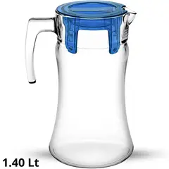 PASABAHCE - Jarra Azur 1.40 Lt Tapa Azul- Pasabahce