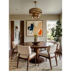 STIL NOVO - JUEGO DE COMEDOR 6 SILLAS KELLY MARFIL