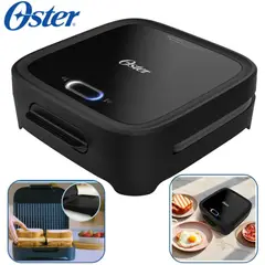 OSTER - Sandwichera Compacta con Platos Hondos Negro CKSTSM400
