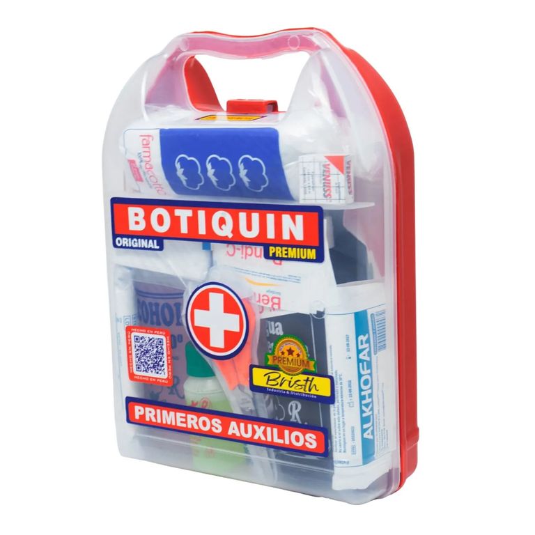Botiquín de Emergencia Tipo Loncheron Primeros Auxilios