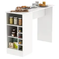 CASA BELLA - MESA DESAYUNADOR COCINA CASABELLA LIA BLANCO