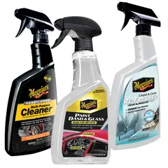 MEGUIARS - Meguiars Travel Pack - Kit Interior y Exterior de Limpieza
