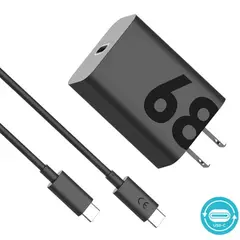 MOTOROLA - Cargador Para 68W Salida Tipo C con Cable Carga Rápida