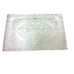 GENERICO - Individuales de mesa Plateados set de 12