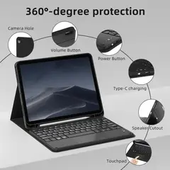 GENERICO - Funda con teclado touchpad para ipad air 11" 2024