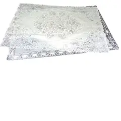 GENERICO - Individuales de mesa Plateados set de 12