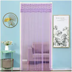 INSPIRA MARKET - Cortina Mosquitera con Pega-Pega 100x200 cm