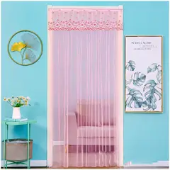 INSPIRA MARKET - Cortina Mosquitera con Pega-Pega 100x200 cm