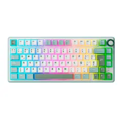 ROYAL KLUDGE - Teclado Mecánico RK R75 Skycyan K Silver