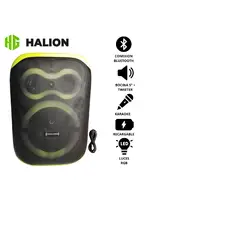 HALION - Parlante Portátil CALIPSO HA-W51 USB BT RGB TWS