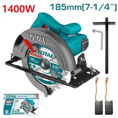 Total Tools - Sierra Circular  7 Un Cuarto De 1400 Watts Industrial Total - TS11418526