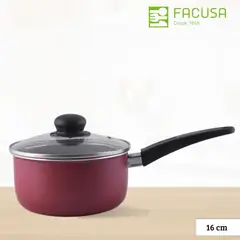 FACUSA - Cacerola Estela 16 Cm - Tapa de Vidrio