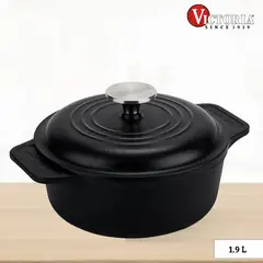 VICTORIA - Olla de Hierro Fundido Holandes 1.9 lt