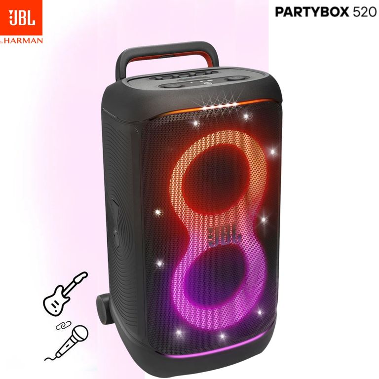Parlante Bluetooth Jbl Partybox 520 400W IPX4 15Hrs