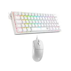 REDRAGON - COMBO REDRAGON S143 TECLADO FIZZ SP + MOUSE M724 BLANCO