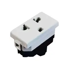 OPALUX - Dado Toma Universal con Línea Tierra K205