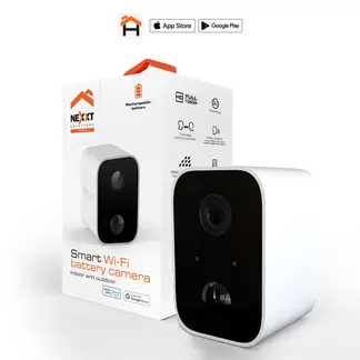 Nexxt Solutions - SMART CAMERA NEXXT CON BATERIA RECARGABLE PARA INTERIOR O EXTERIOR