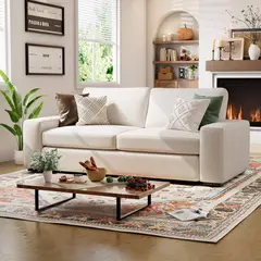 ARTSOFA - Sofá laurs impermeable beige 3 cuerpos + obsequio