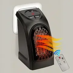 GENERICO - Calefactor Estufa Portátil 400W Control Remoto para Oficina Dormitorio