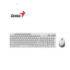 GENIUS - Kit Teclado + Mouse Inalámbrico SLIMSTAR 8230 Bluetooth White GENIUS