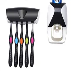 GENERICO - Dispensador automático de cepillos de dientes  NEGRO