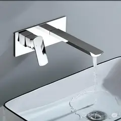 GENERICO - Grifo de Lavabo Empotrado Monomando Cromado - Elegancia para tu Baño