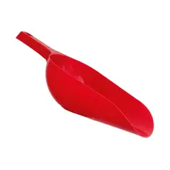 GENERICO - Pala Ancha Plástica Roja Jardinería Tamaño: 40 cm