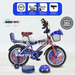 KINGDOM - Bicicleta Para Niño Aro 16 «SPIDER BIKE» Blue
