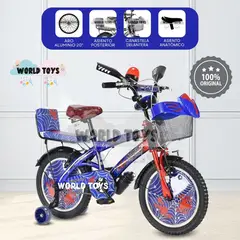 KINGDOM - Bicicleta Para Niño Aro 20 «SPIDER BIKE» Blue