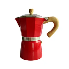 CORBETTA - Cafetera Moka Italiana Roja 6 Tazas - Vintage