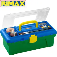 RIMAX - Caja de Herramienta 12 Tapa Organizadora VerdeAzul Aventura-