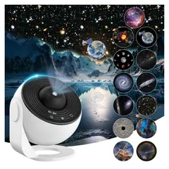 GENERICO - PROYECTOR GALAXIA CON 12 DISCOS DE PROYECCIONES