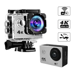 GENERICO - MINI CÁMARA DEPORTIVA 4K HD WIFI IMPERMEABLE HASTA 30M