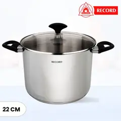RECORD - Olla de Acero Inox Guia Plus N° 26