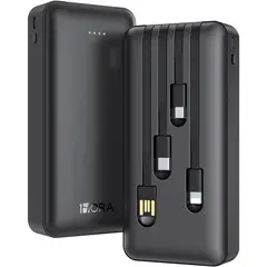 JET - Bateria portatil power bank de 10,000 mAh - Multiples salidas.