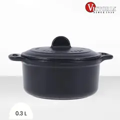 VICTORIA - Mini Olla de hierro Fundido Cocotte